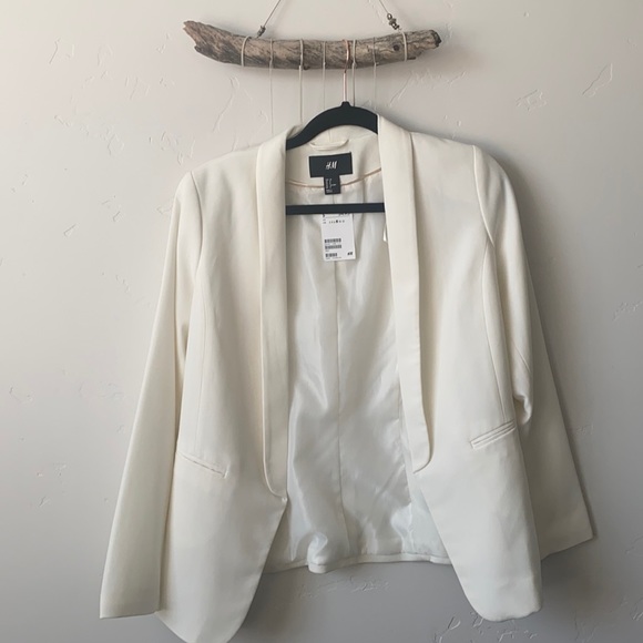 Never worn white blazer